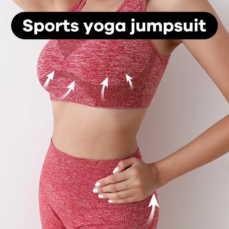 Soutien-Gorge Sport Push-Up Femme - Brassière Respirante Yoga Fitness