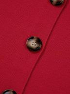 💫 Cardigan à col boutonné polyvalent - Parfait pour le bureau ou les occasions élégantes avec sa silhouette sophistiquée