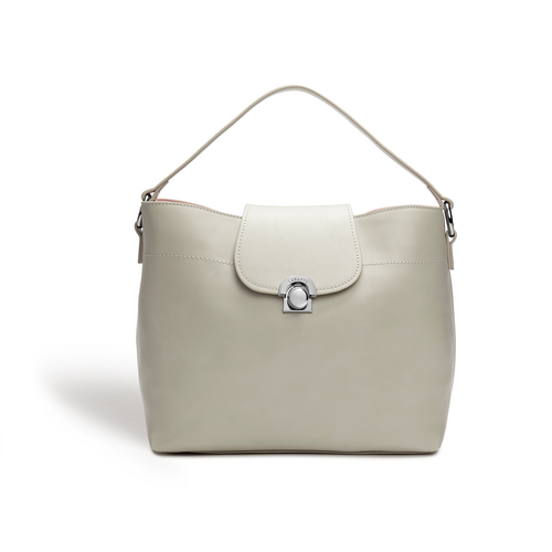  "Sac hobo vegan taupe en cuir végétal éthique LaBante"