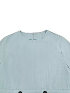  ✨ Détail de la silhouette - L'harmonie parfaite entre boutonnage élégant et coupe ligne A flatteuse 💎