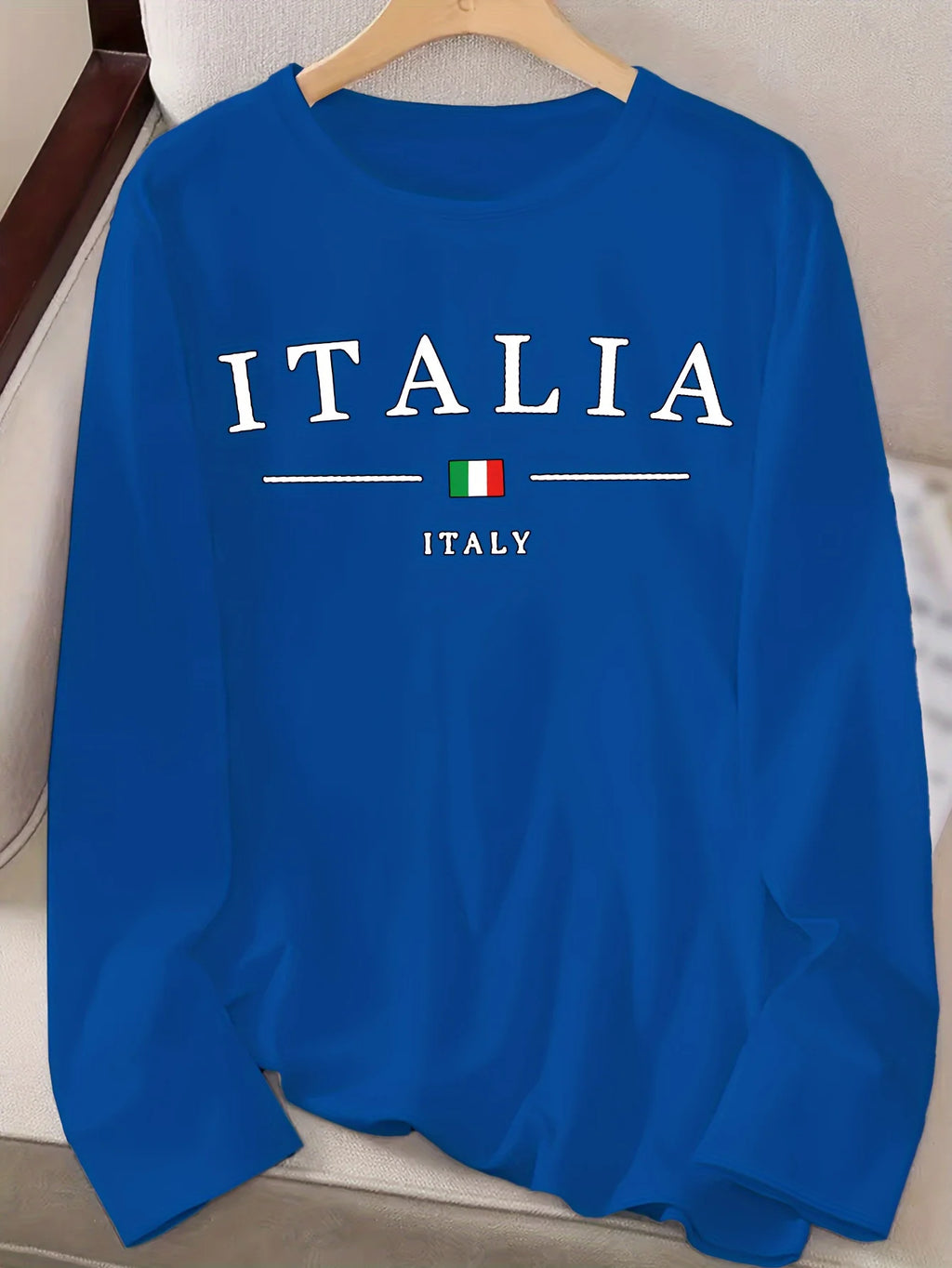 T-shirt Coton Femme Manches Longues - Haut Slim Blanc Basique