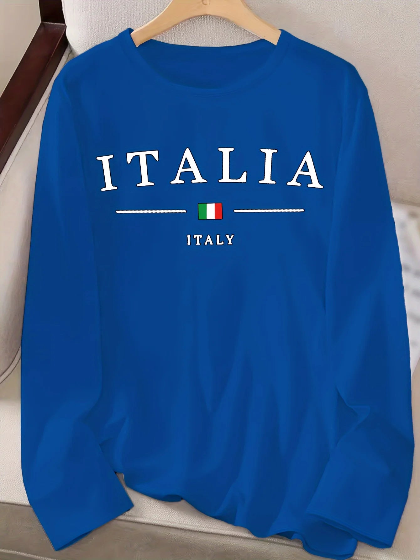 T-shirt Coton Femme Manches Longues - Haut Slim Blanc Basique